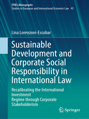 cover image of Sustainable Development and Corporate Social Responsibility in International Law